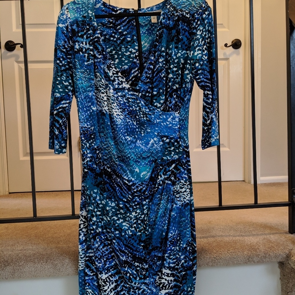 Blue dress